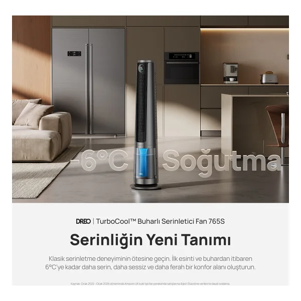 Dreo Turbocool 765s Uzaktan Kumandalı Hava Soğutucu - Görsel 2