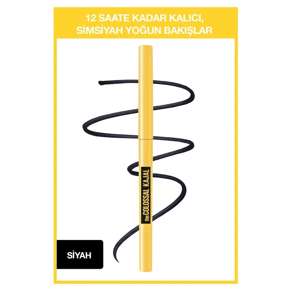 Maybelline New York Colossal Kajal Liner Göz Kalemi - Görsel 4