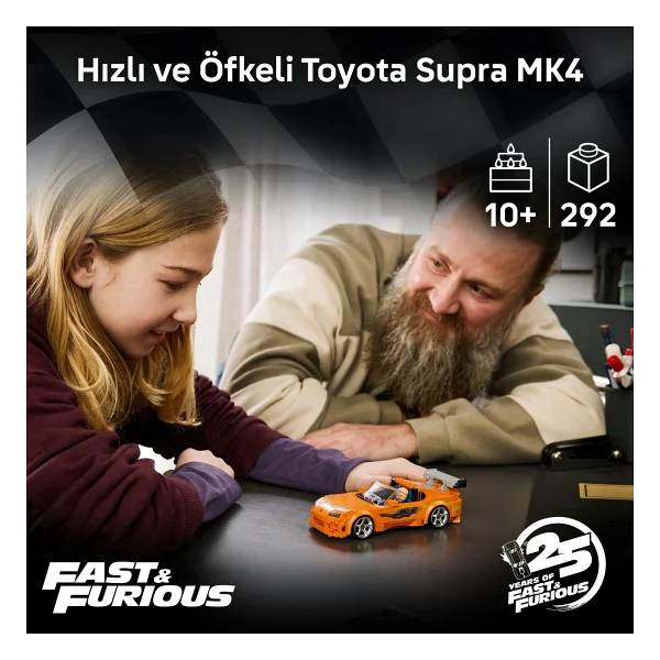 Lego 77260 Speed Champions Hızlı Ve Öfkeli Toyota Supra Mk4 - Görsel 5