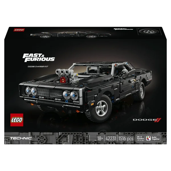 Lego 42231 Technic Fast And Furious Dodge Charger R/T Car - Görsel 3