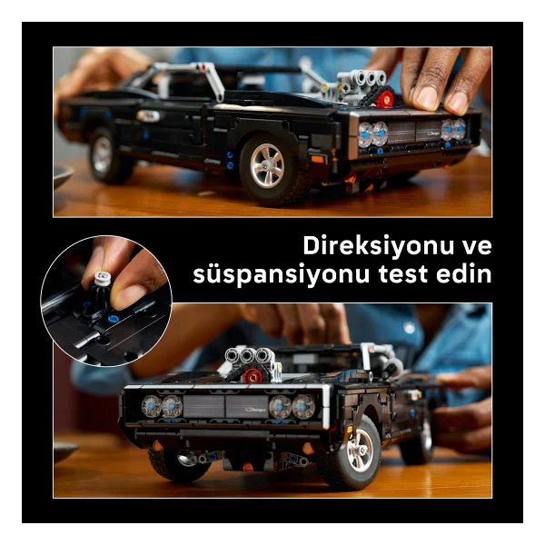 Lego 42231 Technic Fast And Furious Dodge Charger R/T Car - Görsel 6