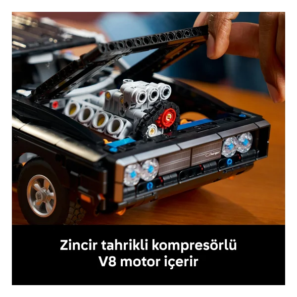 Lego 42231 Technic Fast And Furious Dodge Charger R/T Car - Görsel 7