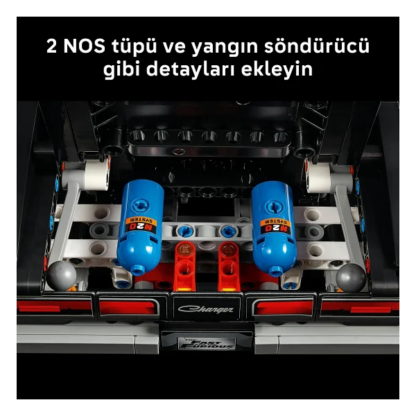 Lego 42231 Technic Fast And Furious Dodge Charger R/T Car - Görsel 8