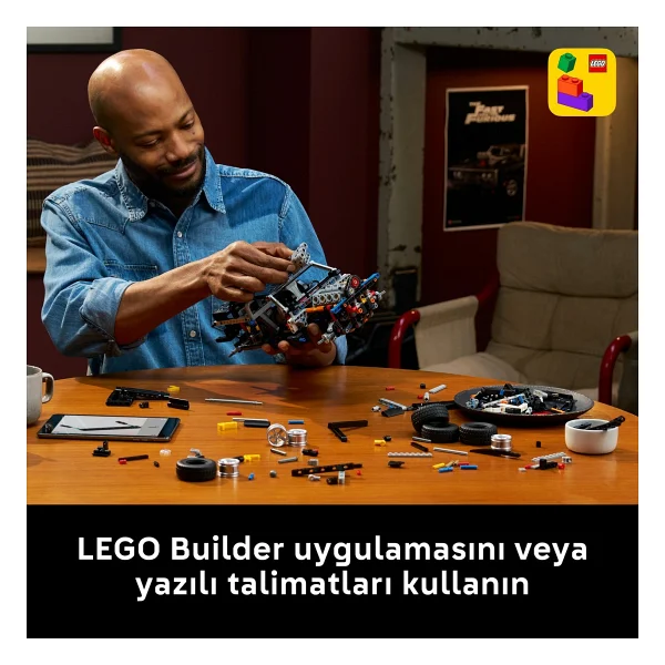 Lego 42231 Technic Fast And Furious Dodge Charger R/T Car - Görsel 9