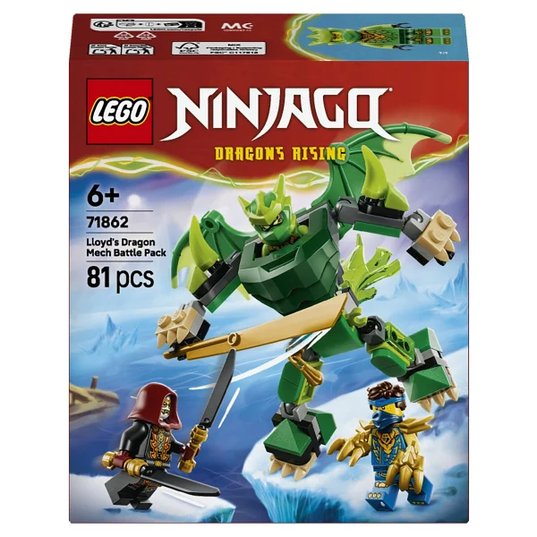 Lego 71862 Ninjago Lloyd'un Ejderha Robotu Savaş Paketi - Görsel 3