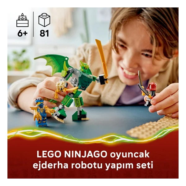 Lego 71862 Ninjago Lloyd'un Ejderha Robotu Savaş Paketi - Görsel 5