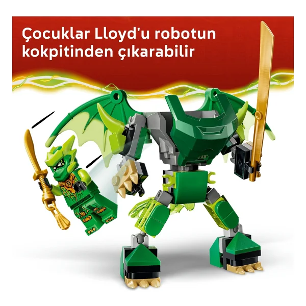 Lego 71862 Ninjago Lloyd'un Ejderha Robotu Savaş Paketi - Görsel 7