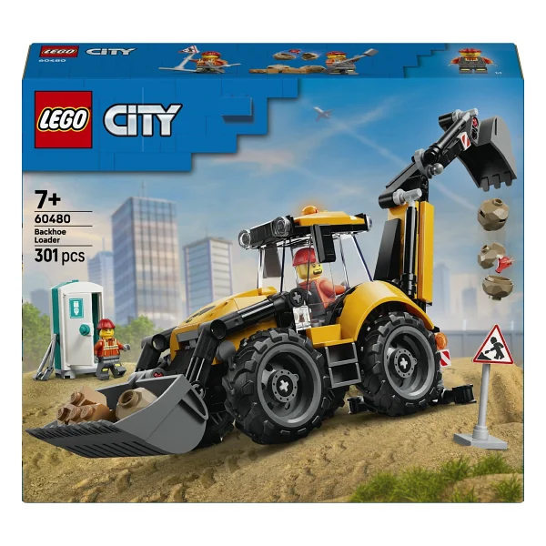 Lego 60480 City Sarı Kazıcı Yükleyici - Görsel 3