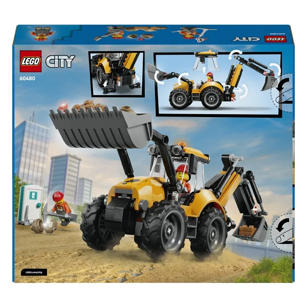 Lego 60480 City Sarı Kazıcı Yükleyici - Görsel 4
