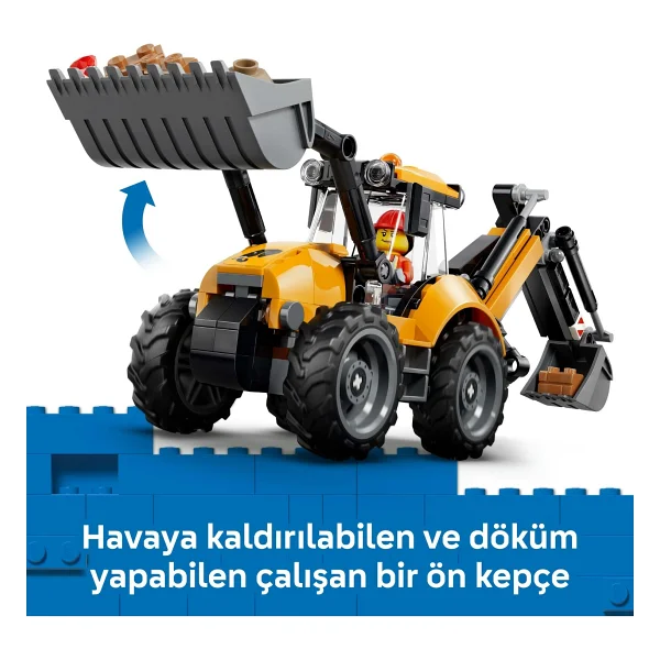 Lego 60480 City Sarı Kazıcı Yükleyici - Görsel 6