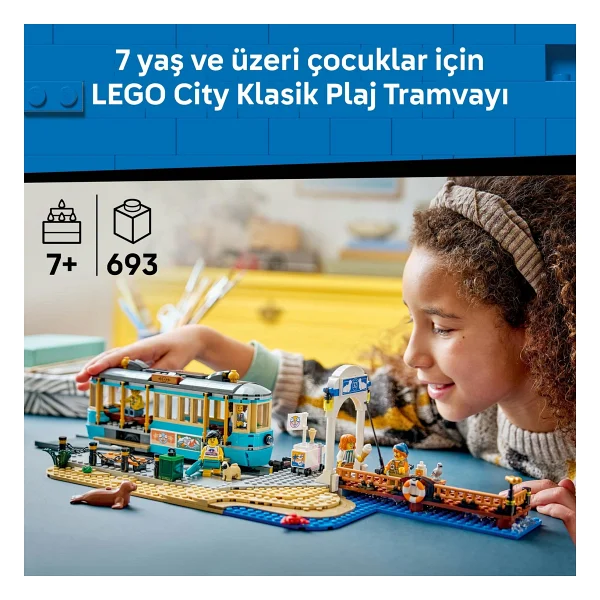 Lego 60506 City Klasik Plaj Tramvayı - Görsel 5