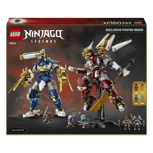 Lego 71870 Ninjago İkiz Titan Robotları - Görsel 4