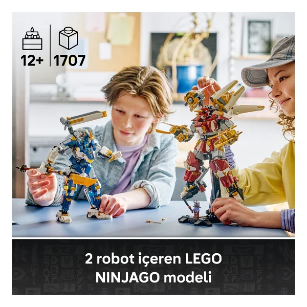 Lego 71870 Ninjago İkiz Titan Robotları - Görsel 5