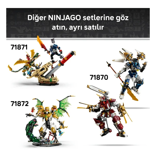 Lego 71870 Ninjago İkiz Titan Robotları - Görsel 10