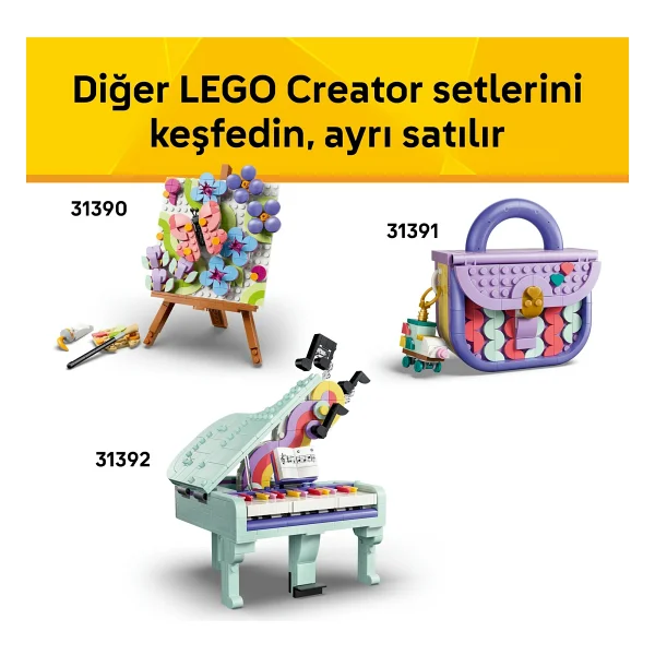 Lego 31383 Creator 3'ü 1 Arada Çiçekli Dekoratif Parfüm Şişesi - Görsel 10