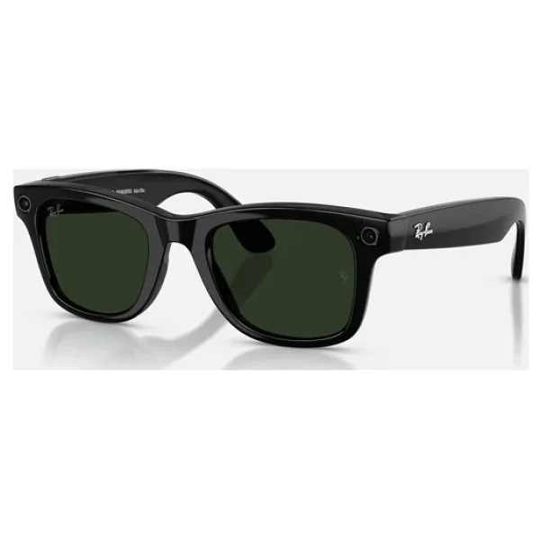 Ray-Ban Meta Wayfarer Gen 2 Rw4012 50 Beden 601/1m Parlak Siyah-Şeffaf Grafit Yeşil Transitions - Görsel 3
