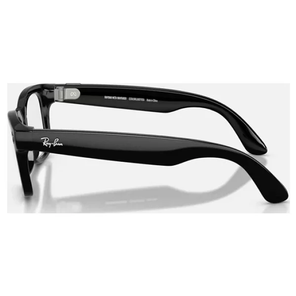 Ray-Ban Meta Wayfarer Gen 2 Rw4012 50 Beden 601/1m Parlak Siyah-Şeffaf Grafit Yeşil Transitions - Görsel 5