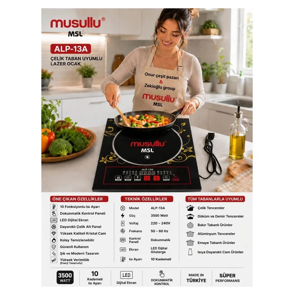Musullu Alp-13a Set Üstü Ocak - Görsel 4