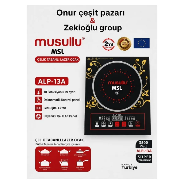 Musullu Alp-13a Set Üstü Ocak - Görsel 2