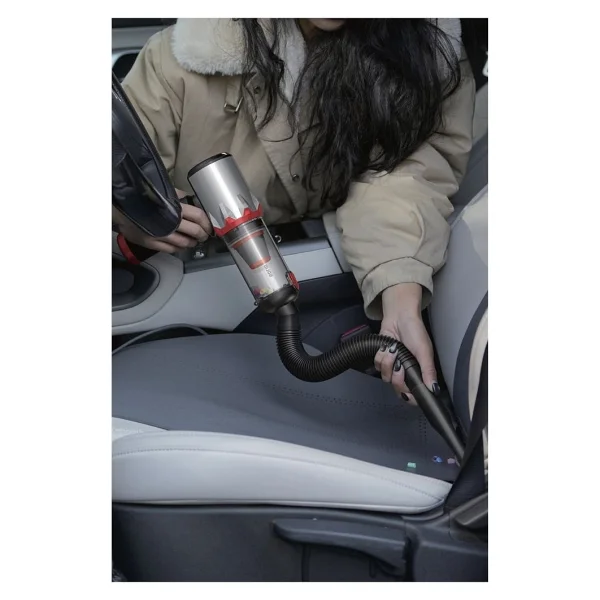 Auhma Matt Mcv22 9000mah Güçlü Bataryalı Araç Süpürgesi 22.000pa Kablosuz Şarjlı El Tipi 220w Vakum & Üfleme Kırmızı - Renk - Gri - Kırmızı - Siyah - Görsel 4