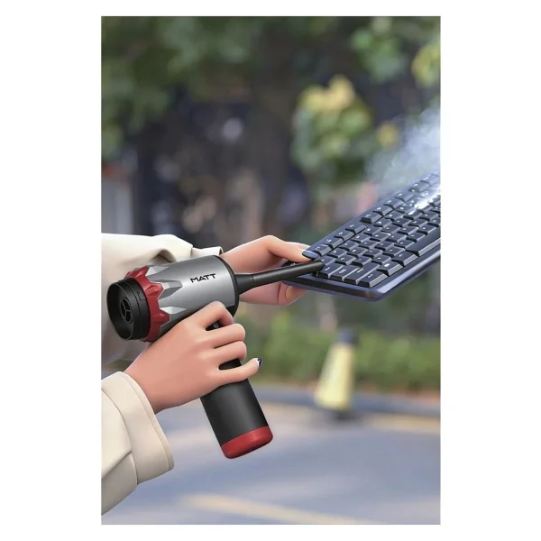 Auhma Matt Mcv22 9000mah Güçlü Bataryalı Araç Süpürgesi 22.000pa Kablosuz Şarjlı El Tipi 220w Vakum & Üfleme Kırmızı - Renk - Gri - Kırmızı - Siyah - Görsel 5