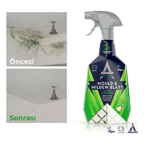 Astonish Küf Temizleyici Sprey 750 Ml - Görsel 5