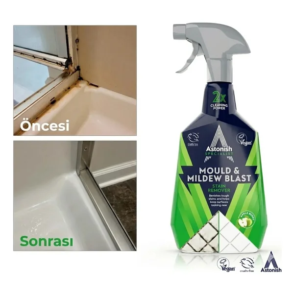 Astonish Küf Temizleyici Sprey 750 Ml - Görsel 7