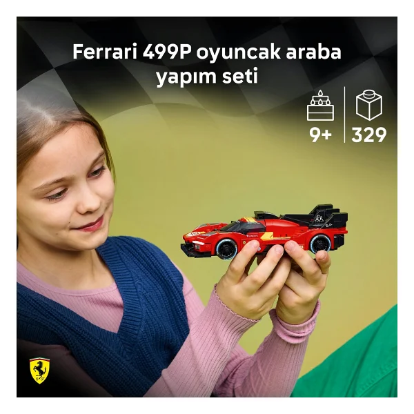 Lego 77261 Speed Champions Ferrari 499p - Görsel 5
