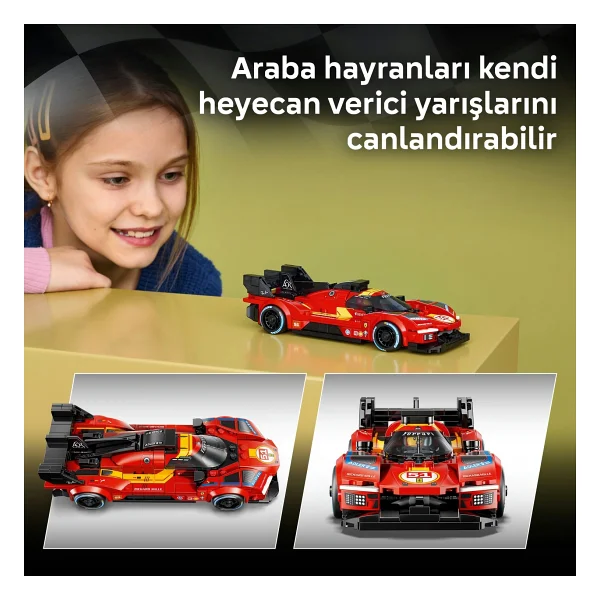 Lego 77261 Speed Champions Ferrari 499p - Görsel 6