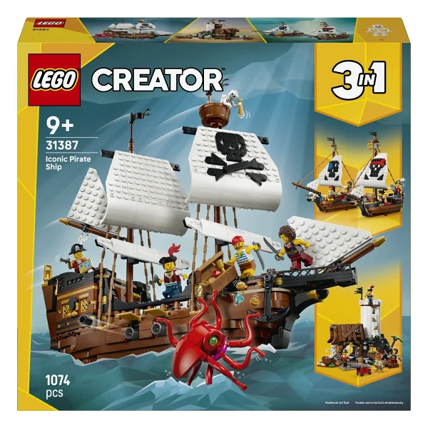 Lego 31387 Creator 3'ü 1 Arada İkonik Korsan Gemisi - Görsel 4