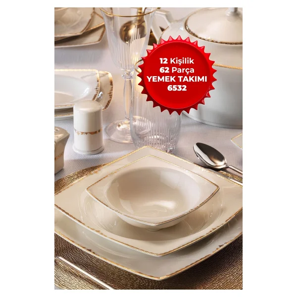 Aryıldız 6532 62 Parça 12 Kişilik Yemek Takımı - Görsel 2