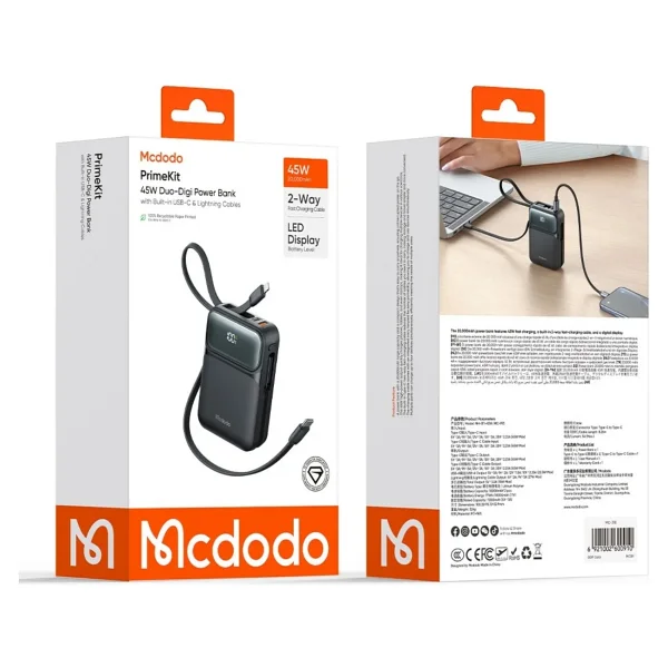 Mcdodo Mc-9930 20000 mAh Hızlı Şarj Owerbank - Görsel 5