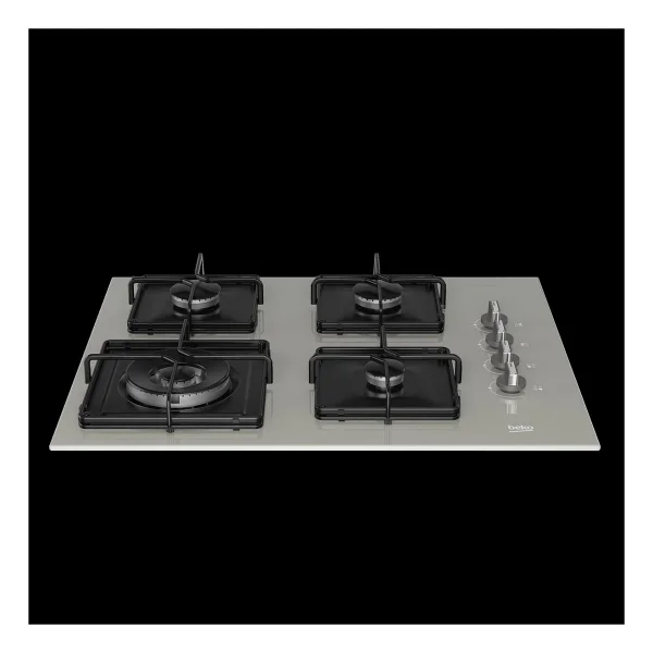 Beko Bocd K 6510 Ewg Wok Gözlü Ankastre Gri Cam Tablalı Ocak - Görsel 3