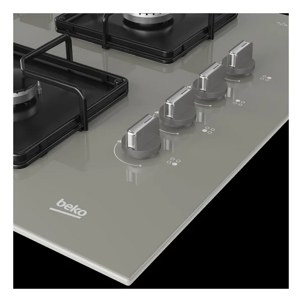 Beko Bocd K 6510 Ewg Wok Gözlü Ankastre Gri Cam Tablalı Ocak - Görsel 4