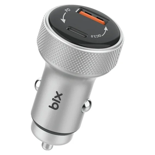 Bix Bxacp48w 48 W Gümüş Hızlı Araç Şarj Aleti - Görsel 2