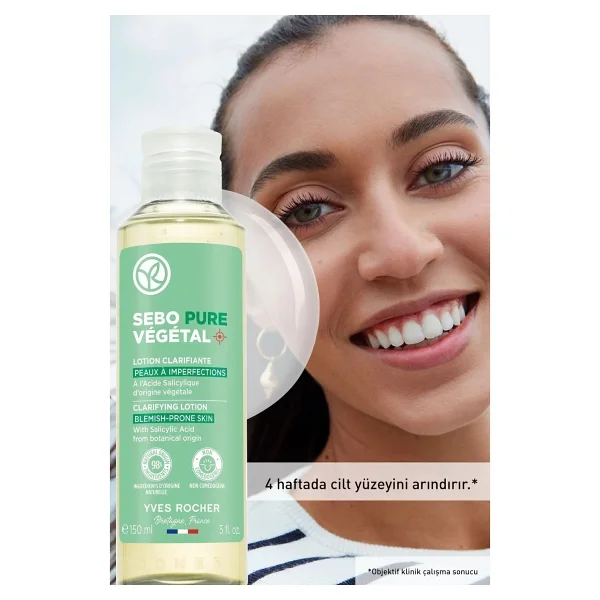 Yves Rocher Akne Eğilimli Cilt-Gözenek Sıkılaştırıcı Tonik-Salisilik Asit - Görsel 4