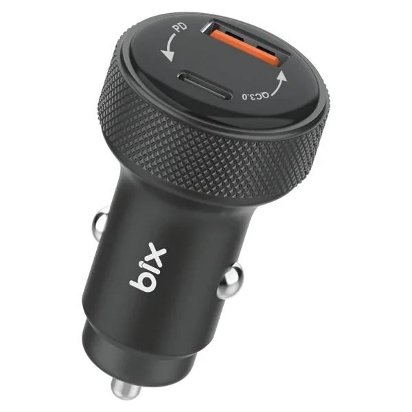 Bix Bxacp48w 48 W Siyah Hızlı Araç Şarj Aleti - Görsel 2