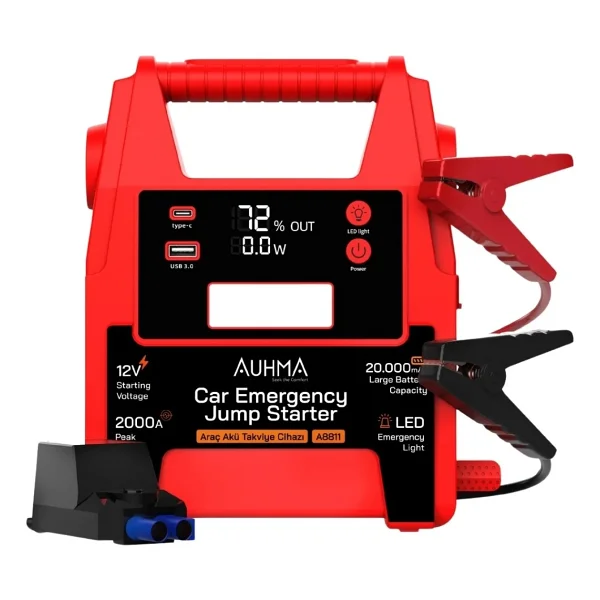 Auhma A8811 12v 2000a Akü Takviye Cihazı - Görsel 6