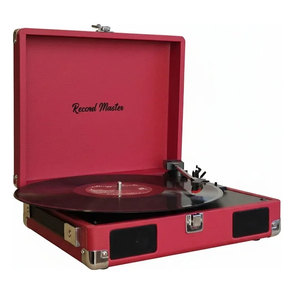 Record Master Rm-311 Kırmızı Çantalı Retro Pikap - Görsel 2