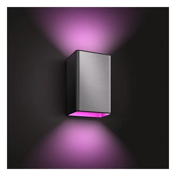 Philips Hue Resonate 2x8 W Çift Yönlü Inox Akıllı Bahçe Apliği - Görsel 5