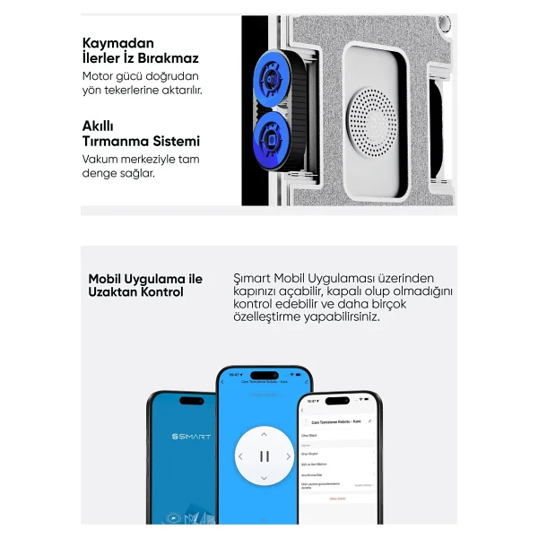 Şımart Kare Cam Silme Robotu - Görsel 5