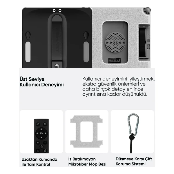 Şımart Kare Cam Silme Robotu - Görsel 7