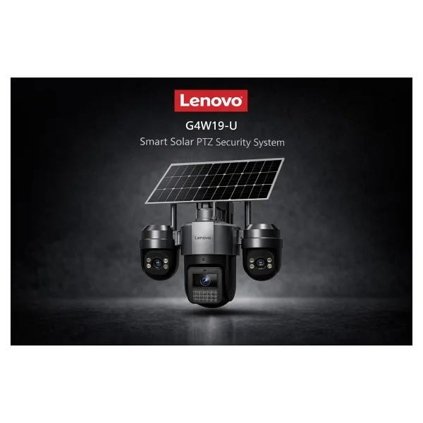 Lenovo G4w19 3 Lensli 4g SIM Kartlı 360° Ptz Solar Güvenlik Kamerası Güneş Panelli Gece Görüşlü Dış Mekan - Görsel 3