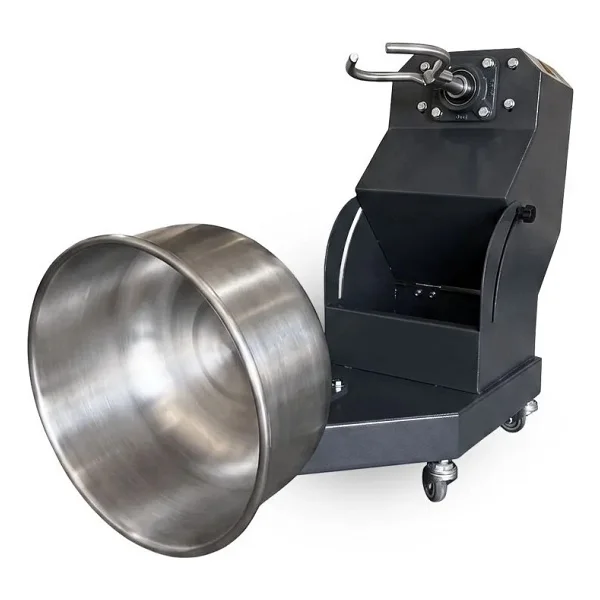 Chefx Hamur Yoğurma Makinesi 10 Kg Un İle 15 Kg Hamur 0,25 Kw Güçlü Motor Ve Paslanmaz Çelik Yapı - Antrasit - Görsel 2