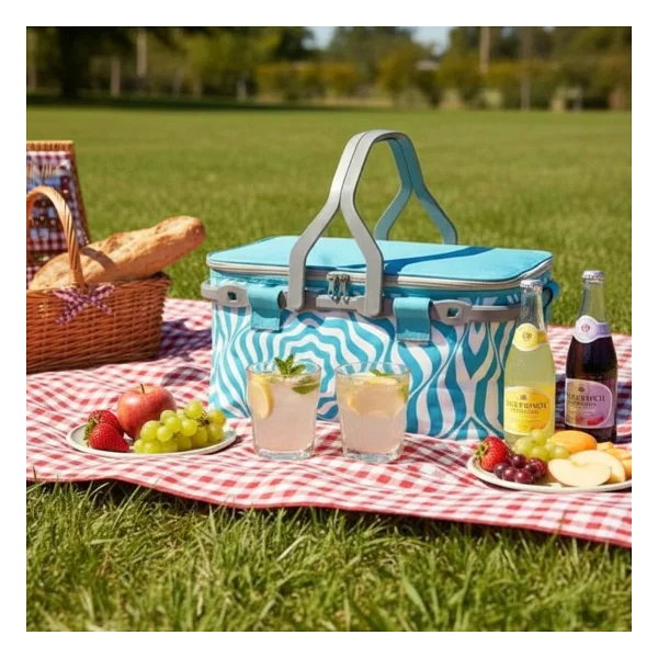 Kale Termos 20 Lt Piknik Sepeti ( 1120 Picnic Bag ) - Çok Renkli - Görsel 3
