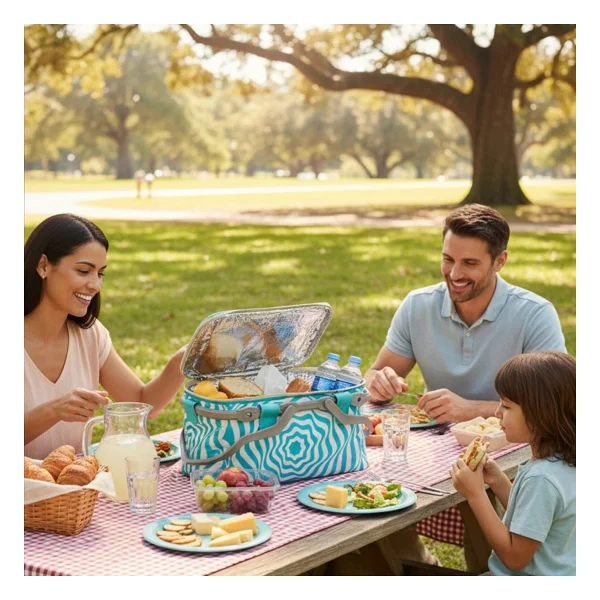 Kale Termos 20 Lt Piknik Sepeti ( 1120 Picnic Bag ) - Çok Renkli - Görsel 6