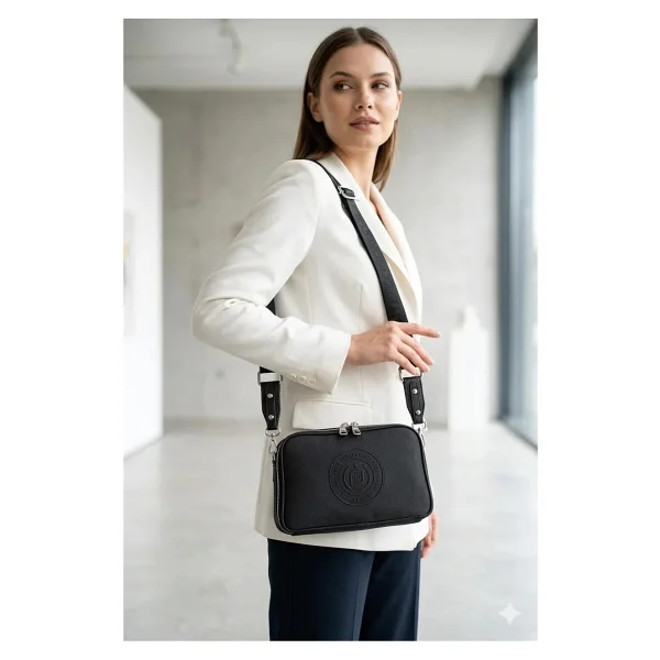 Just Polo Kadın Taş-Lacivert Omuz Ve Çapraz Askılı Çantası-Bd6000 - Görsel 8