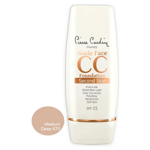 Pierre Cardin Nude Face Cc Krem Spf 15 Medium Deep - Görsel 6