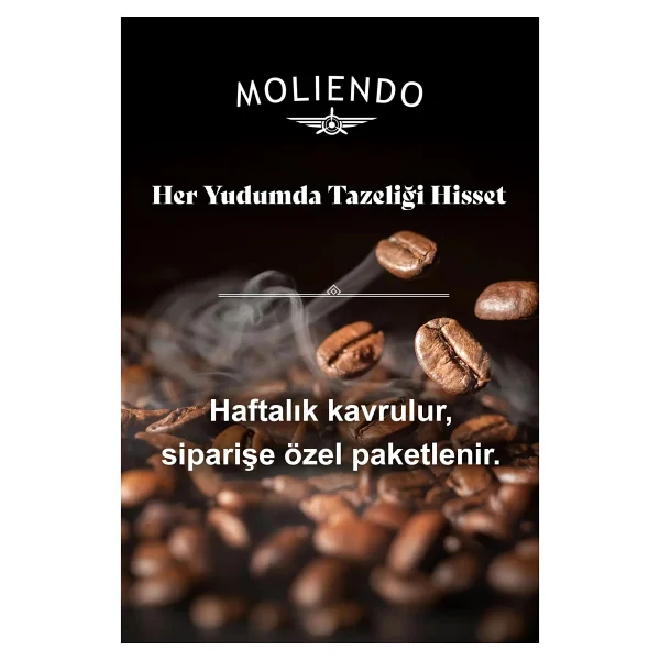 Moliendo Amalfi Espresso Blend Kahve Avantaj Paketi (Çekirdek Kahve) 6x1000 G - 6 Kg - Görsel 4
