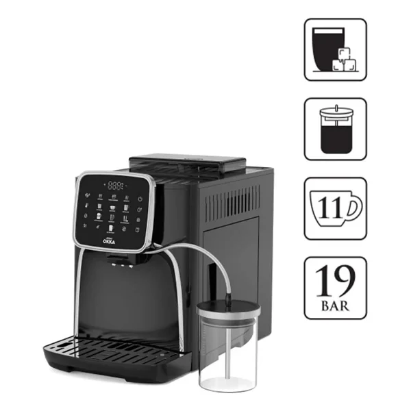 Arzum Okka Pro M Ok0028-05 Krom Tam Otomatik Espresso Makinesi - Görsel 5
